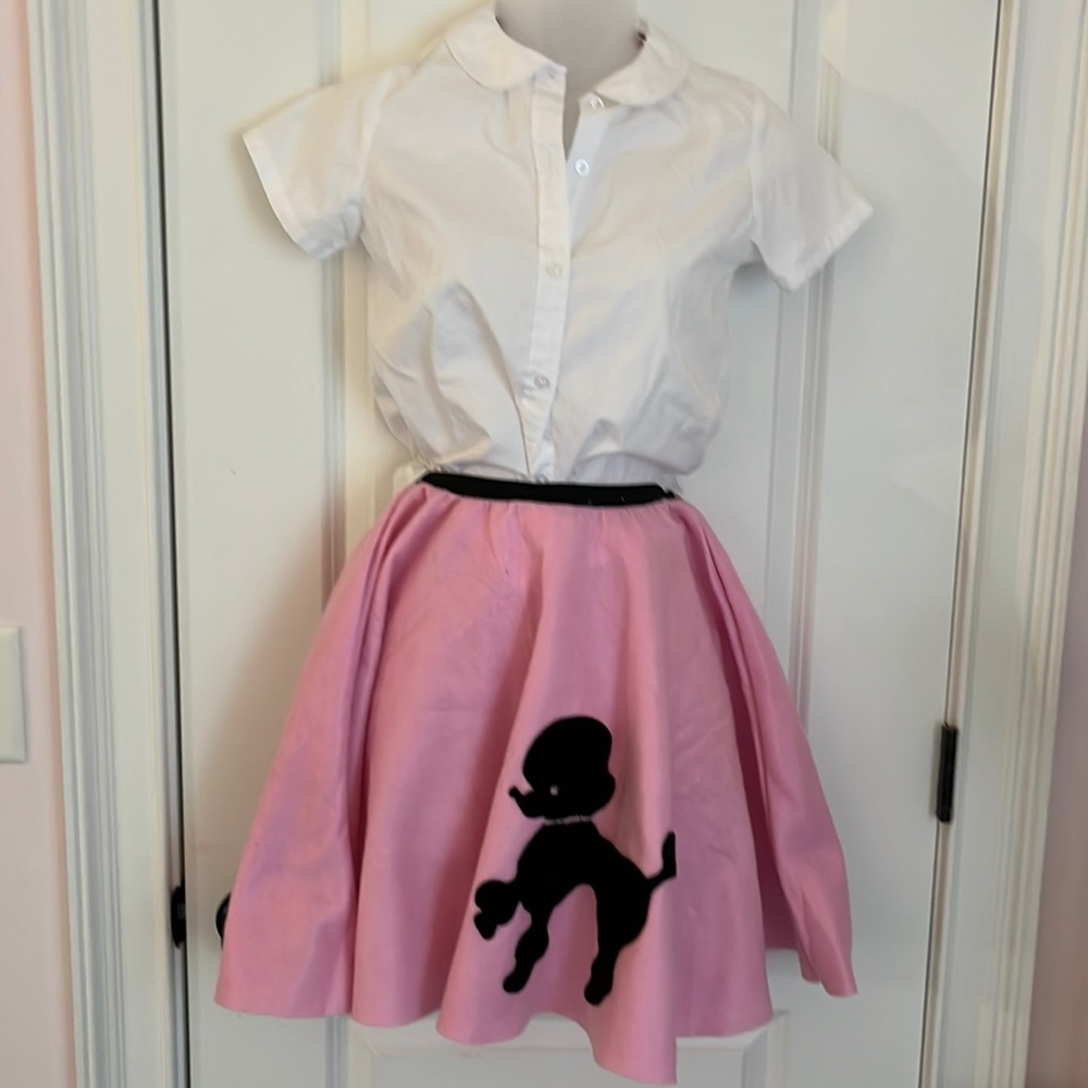50s girls costume, fits size 8-10